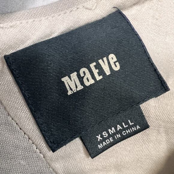 Anthropologie Maeve Elysian Maxi Dress Size XS Black Blue Ivory Colorblock Tank - Picture 8 of 13